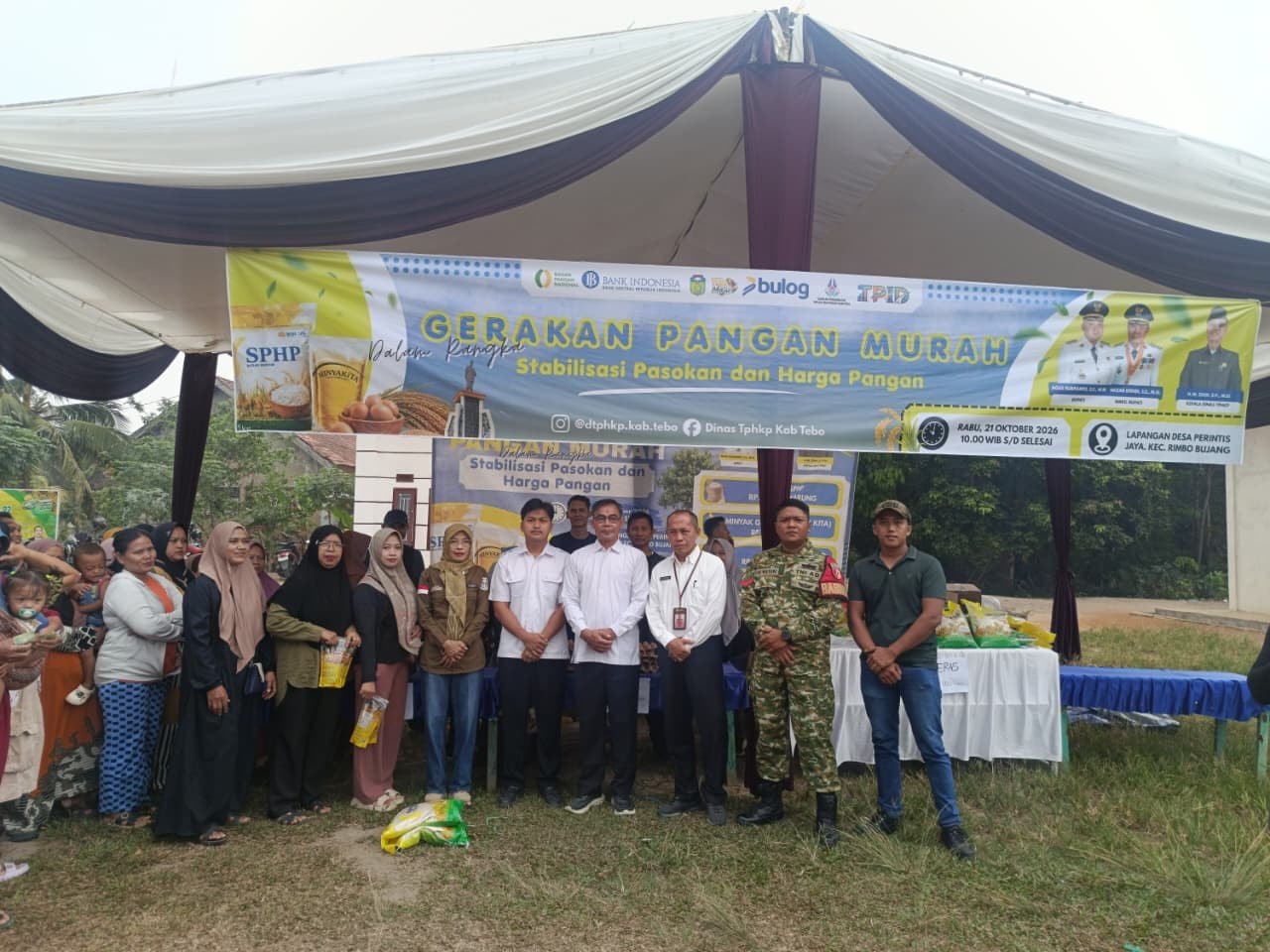 GERAKAN PANGAN MURAH DI DESA PERINTIS JAYA, KECAMATAN RIMBO BUJANG